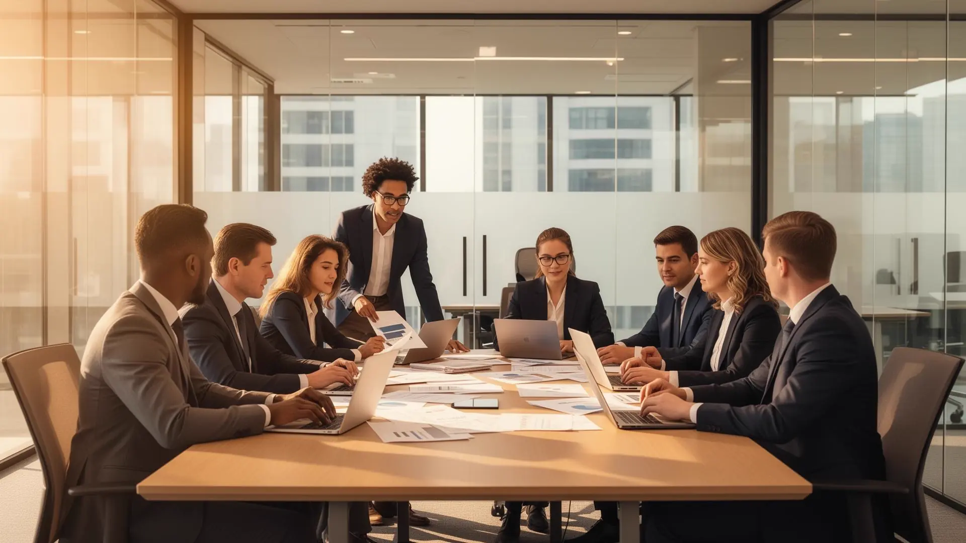 Strategic planning session for business owners